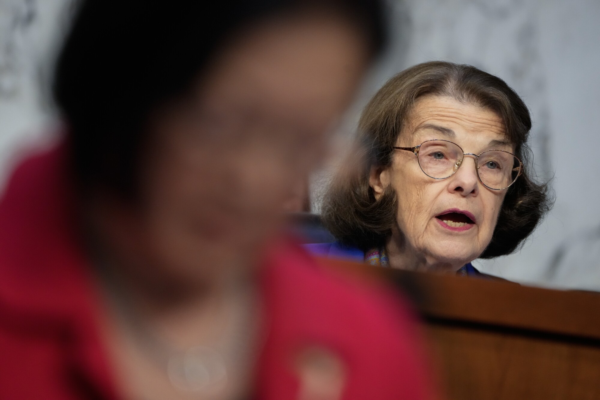 Sen. Dianne Feinstein speaks 