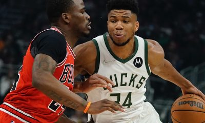 Giannis Antetokounmpo returns, Bucks roll to win over Bulls