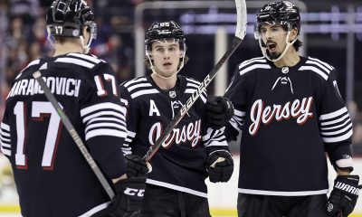 Jack Hughes scores 2, Devils blow past Rangers to stop skid