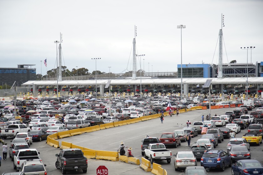 Traffic at the San Ysidro Border Crossing