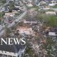Drone footage shows tornado destruction in Louisiana