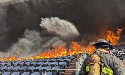 Denver’s Mile High Stadium fire extinguished, authorities say