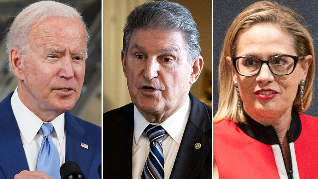 Sen. Joe Manchin says he’s open to a new version of Biden’s Build Back Better agenda