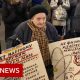 The 76-year-old artist taking on Russia's Vladimir Putin – BBC News