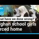 'What have we done wrong?' Heartbreak as Afghan school girls forced home • FRANCE 24 English
