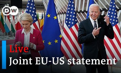 Watch live: Joint statement by US president Biden and EU chief Von der Leyen | DW News