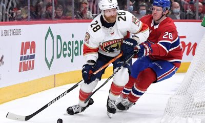 Claude Giroux has 2 assists in Panthers debut in win over Canadiens