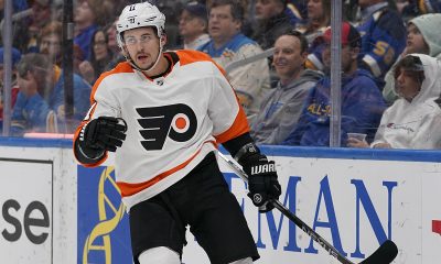 Travis Konecny scores twice, Flyers beat Blues to end road skid