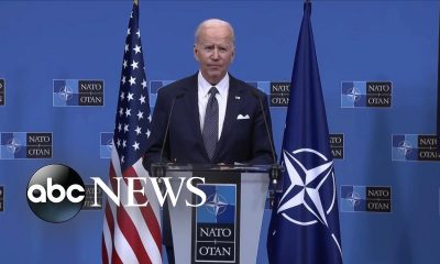 Biden makes remarks from NATO emergency summit