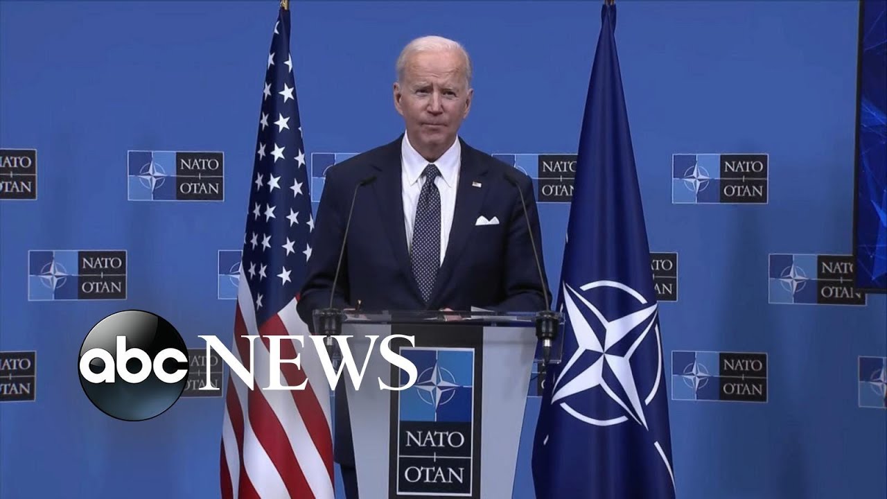 Biden makes remarks from NATO emergency summit