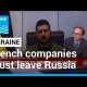 Ukraine's Zelensky says French companies must leave Russian market • FRANCE 24 English