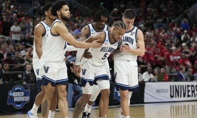 March Madness 2022: Villanova’s Justin Moore set for MRI after leg injury leaves him in tears