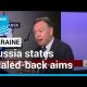 Invasion of Ukraine: Russia states more limited war goal to 'liberate' Donbass • FRANCE 24 English