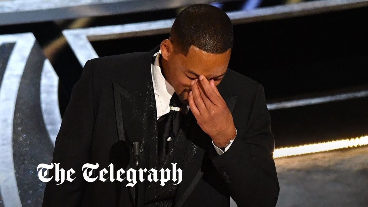 Will Smith breaks down in Oscars 2022 speech after hitting Chris Rock