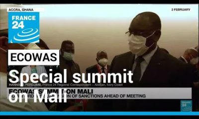 ECOWAS leaders gather for special summit on Mali • FRANCE 24 English