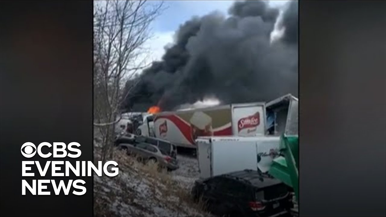 Fiery pileup kills at least 3 in Pennsylvania