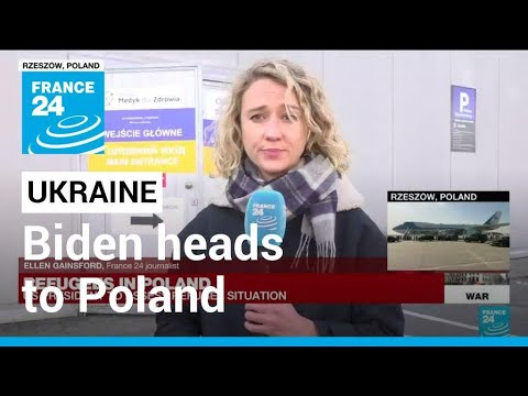 Biden heads to Poland, to assess refugee situation • FRANCE 24 English