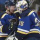 Vincent Tarasenko’s three-point game powers Blues past Canucks