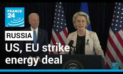 US, EU strike LNG deal to help wean Europe off Russian gas • FRANCE 24 English