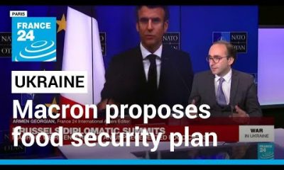 France's Macron proposes urgent food security plan over Ukraine war • FRANCE 24 English