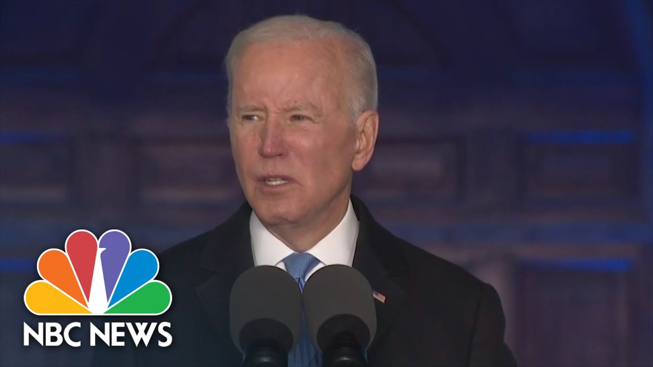 Biden Speaks Directly To Russian People: 'You Are Not Our Enemy'