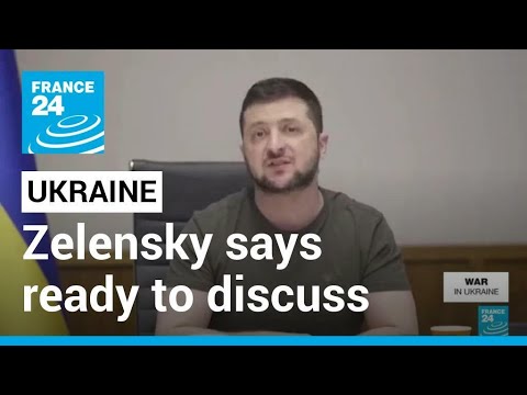 Ukraine's Zelensky says ready to discuss adopting neutral status in Russia peace deal • FRANCE 24