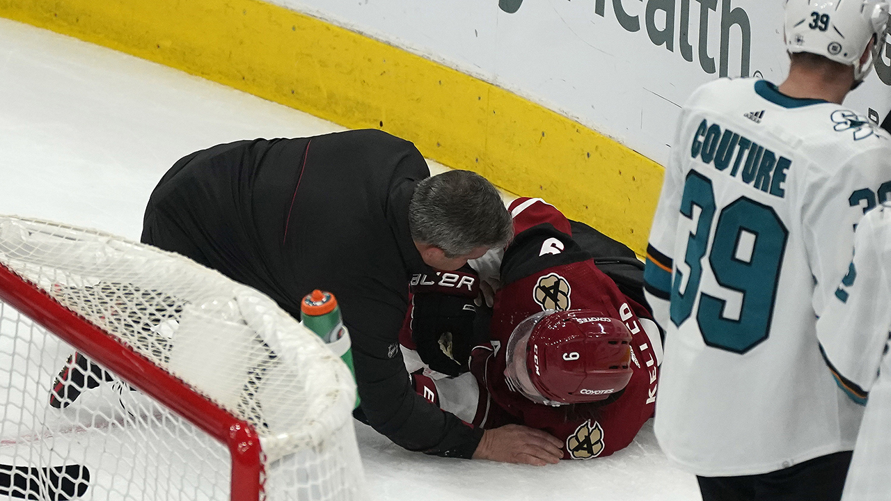 Coyotes’ Clayton Keller out for season after scary crash into boards: ‘I will be back better than ever’