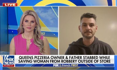 NYC pizza shop owner stabbed while protecting woman from attacker warns crime is ‘completely insane’