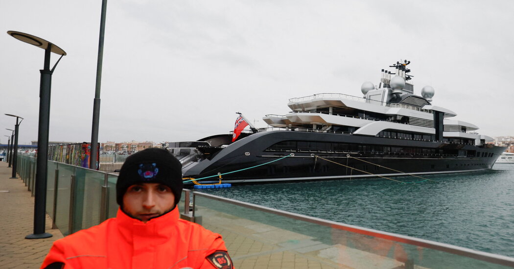 Spain seizes another Russian yacht believed to belong to an oligarch.