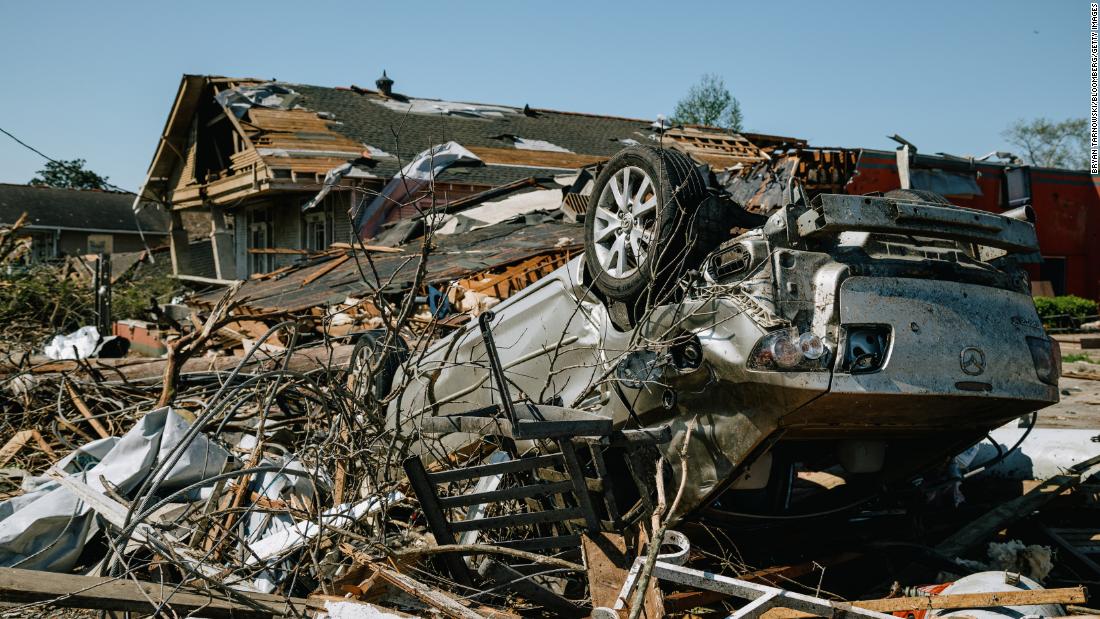 ‘My house is gone’: Residents describe harrowing experience as tornadoes swept through New Orleans area, killing 1