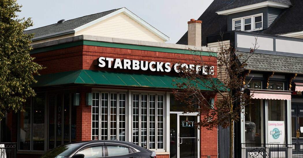 A Starbucks store in Seattle, the company’s hometown, votes to unionize.