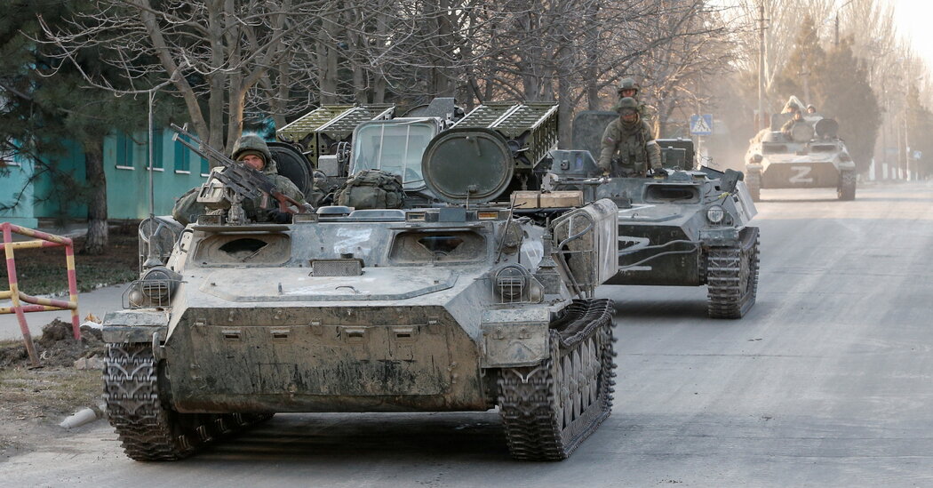 Russia Signals Redefined Goals in Ukraine War as Its Advances Stall