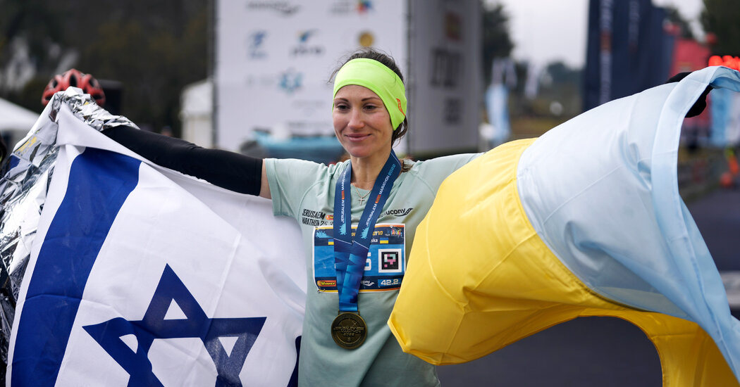 Ukrainian Refugee Wins Women’s Race at the Jerusalem Marathon