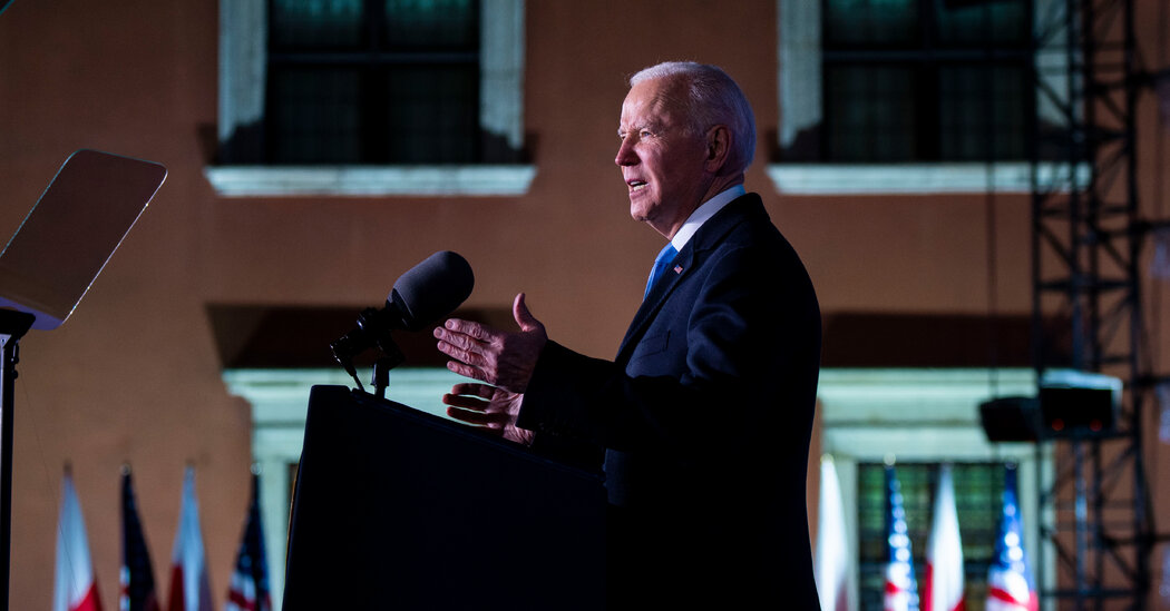 After Biden’s Fiery Speech, Nine Unscripted Words Reverberate