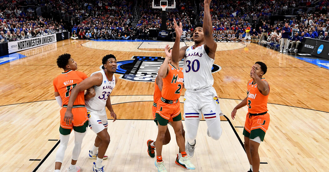 Kansas Coasts Past Miami to the Final Four