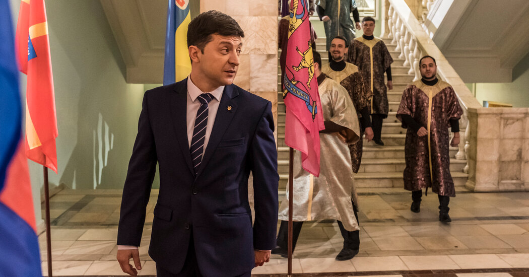 Zelensky, whose career started in show business, pressed Hollywood for an appearance at the Oscars.