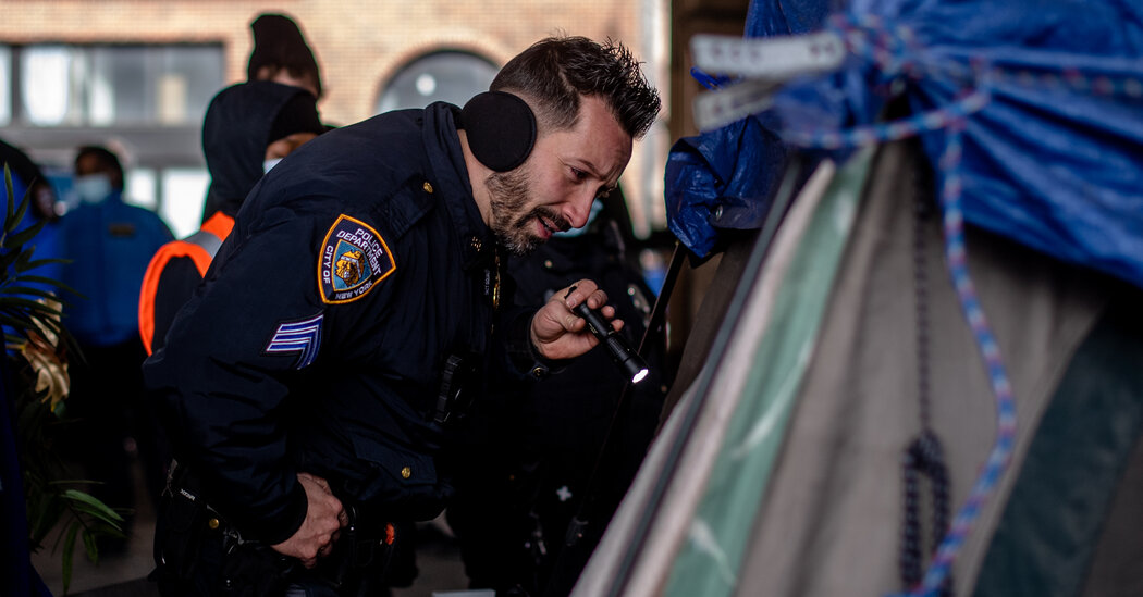 The Police Take Down a Homeless Encampment