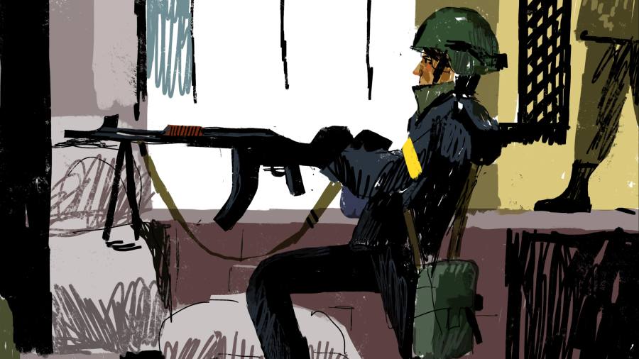 An illustrated diary from Kyiv: ‘I do not draw the houses, but the force of death’