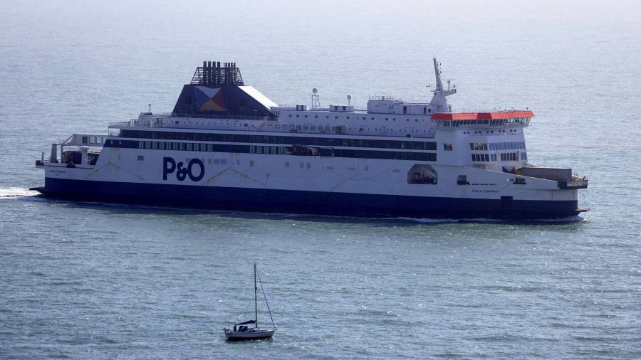 P&O Ferries halts crossings ‘for the next few days’ and sacks 800 sailors