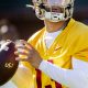 New USC quarterback Caleb Williams makes his spring debut to positive reviews