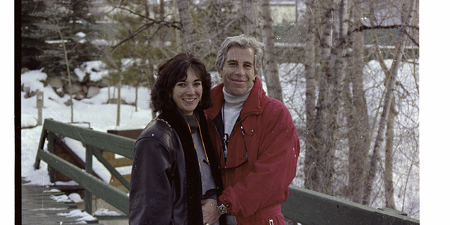 Ghislaine Maxwell and Jeffrey Epstein in an undated evidence photo.