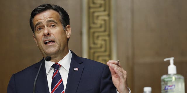 Rep. John Ratcliffe, R-Texas, on Capitol Hill in Washington, Tuesday, May. 5, 2020. (AP Photo/Andrew Harnik, Pool)