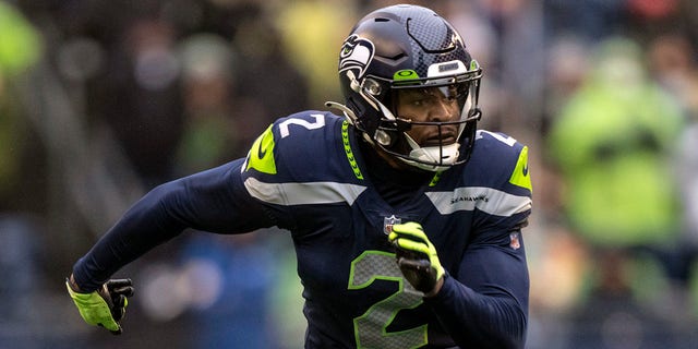 Seattle Seahawks defensive back D.J. Reed chases a play during a game against the Detroit Lions Jan. 2, 2022, in Seattle.