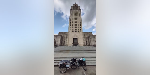 Though Barnes told Fox News Digital that many of the state capitol buildings he’s visited are similar, Baton Rouge stood out for its height, with 34 floors.