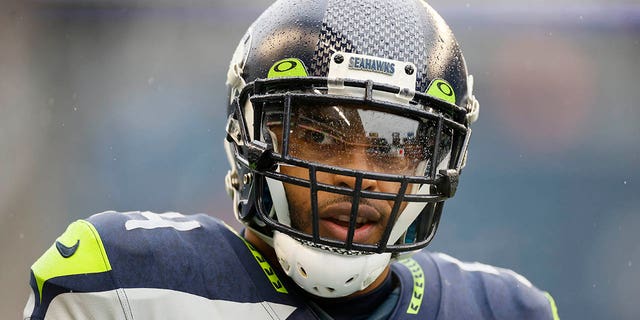 Bobby Wagner of the Seattle Seahawks looks on before the game against the Detroit Lions at Lumen Field on Jan. 2, 2022 in Seattle, Washington.