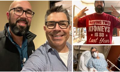 Single dad receives kidney donation from total stranger who replied on social media