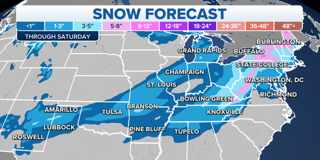 U.S. snow forecast