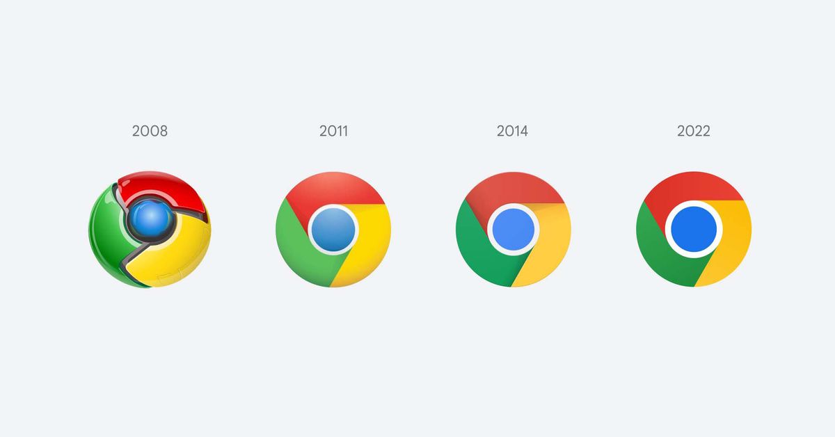 Chrome version 100 arrives with refreshed logo in tow