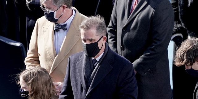 Hunter Biden, son of President Joe Biden, during the 59th presidential inauguration in Washington, D.C., on Jan. 20, 2021.