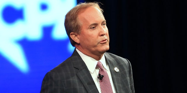Ken Paxton speaks during the Conservative Political Action Conference in Dallas, Texas, July 11, 2021.